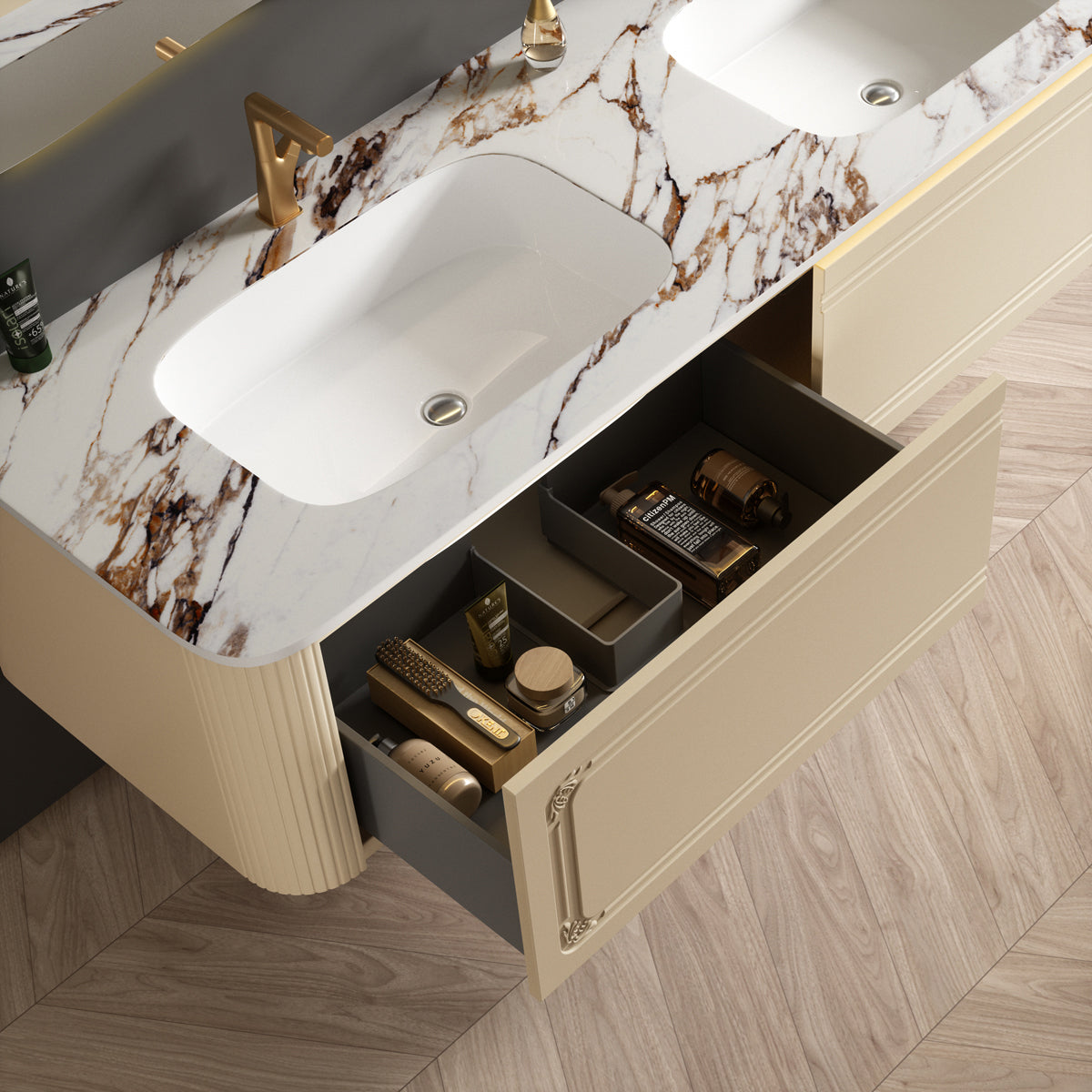 Aluminium Bathroom Cabinet - #110