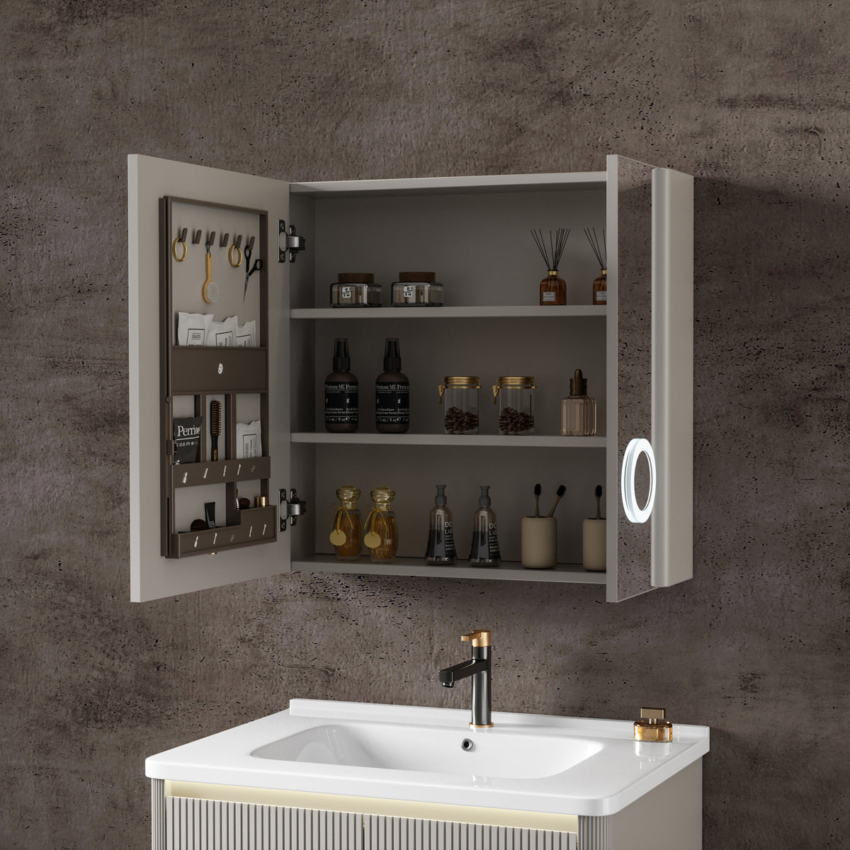 Aluminium Bathroom Cabinet - #810
