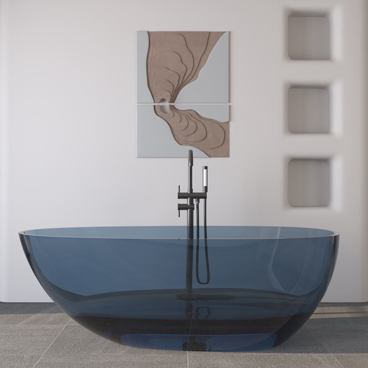 Artificial Stone Bathtub - Freestanding - #PS-8802