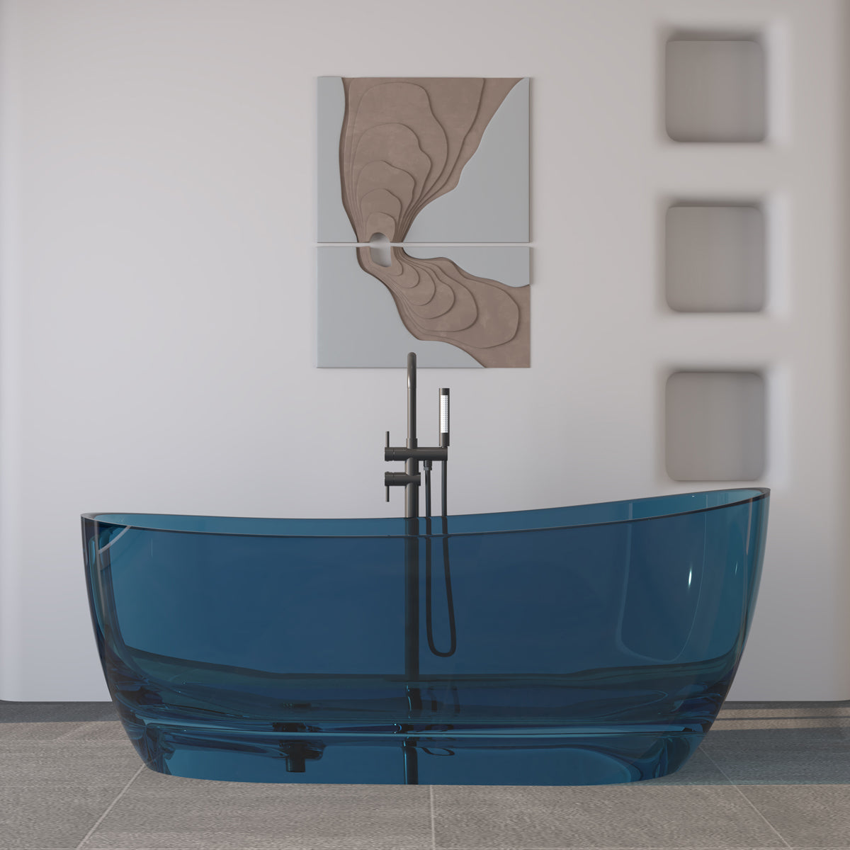 Artificial Stone Bathtub - Freestanding - #PS-8828