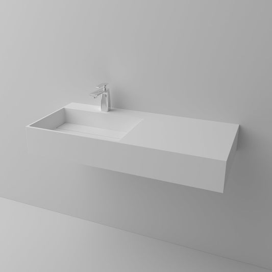 easy clean artificial stone vanity sink
