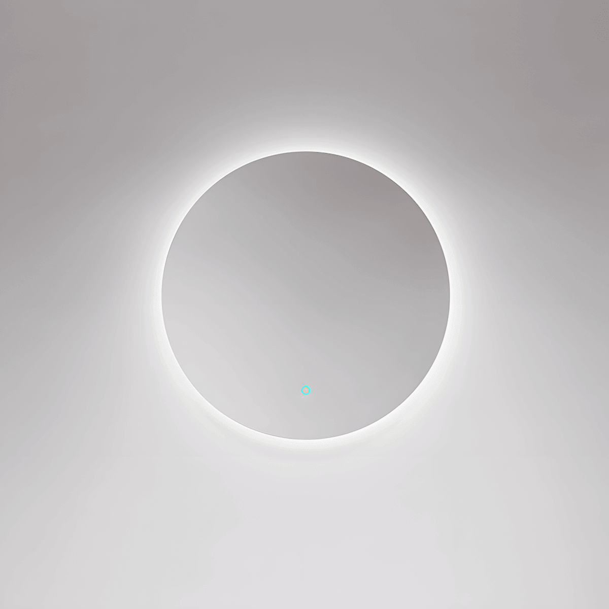round LED bathroom mirror