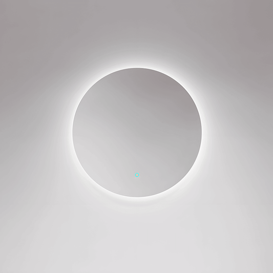 round LED bathroom mirror
