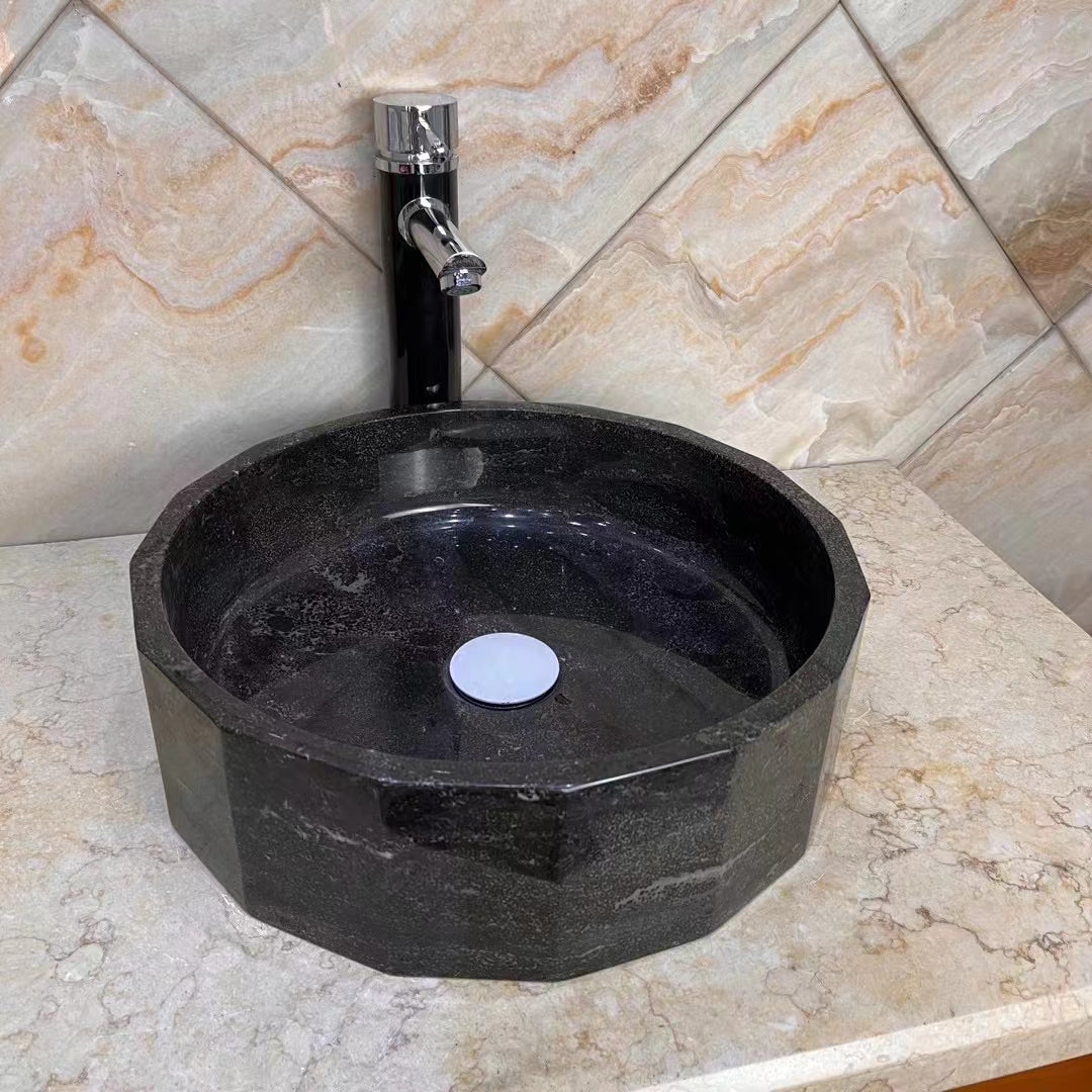 Stone Washbasin - Natural Marble - #BL-1006