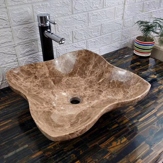 Stone Washbasin - Natural Marble - #BL-1009