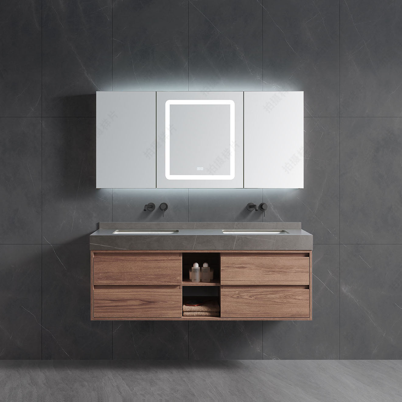 Vanity Cabinet & Mirror Cabinet - BMS-120