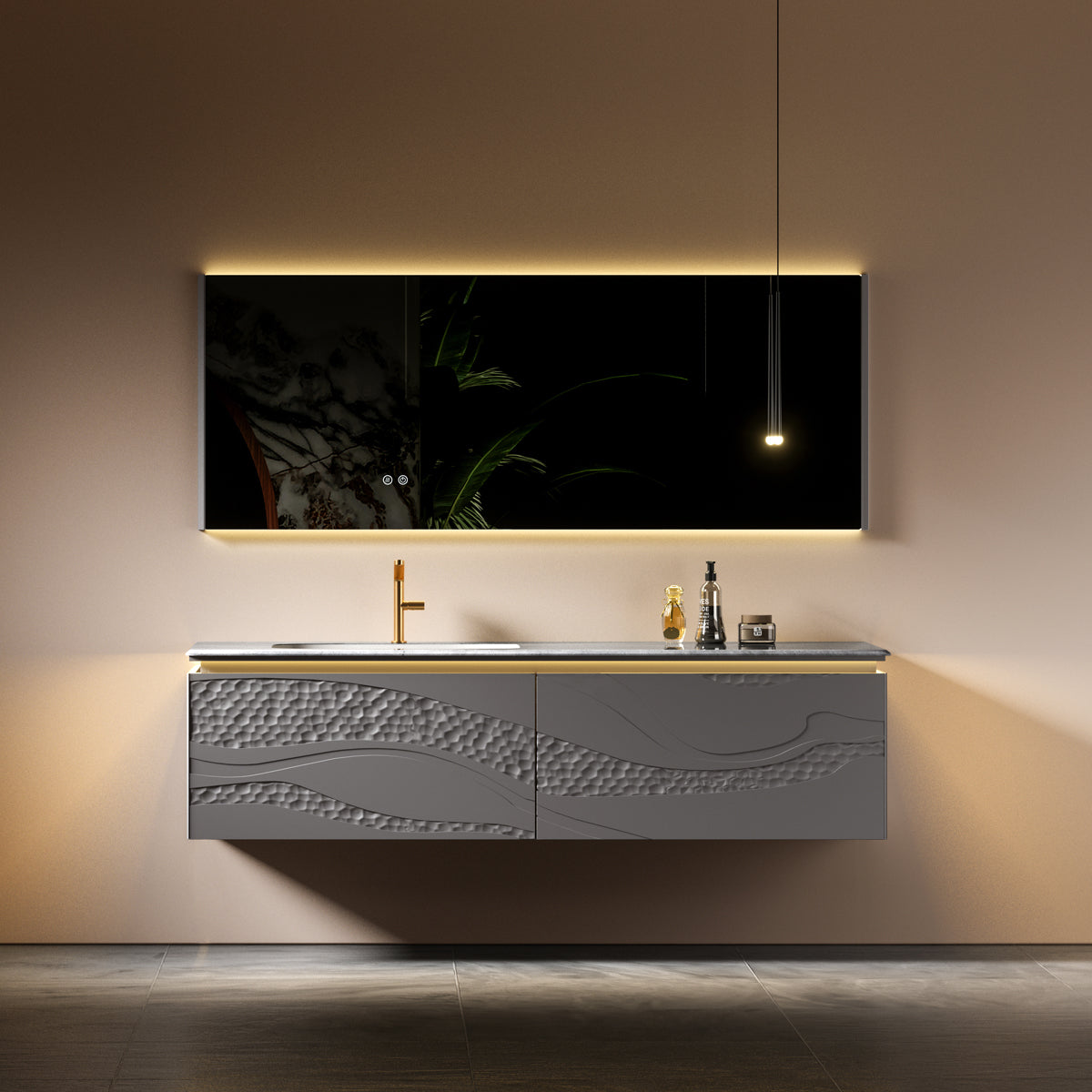Aluminium Bathroom Cabinet - #107