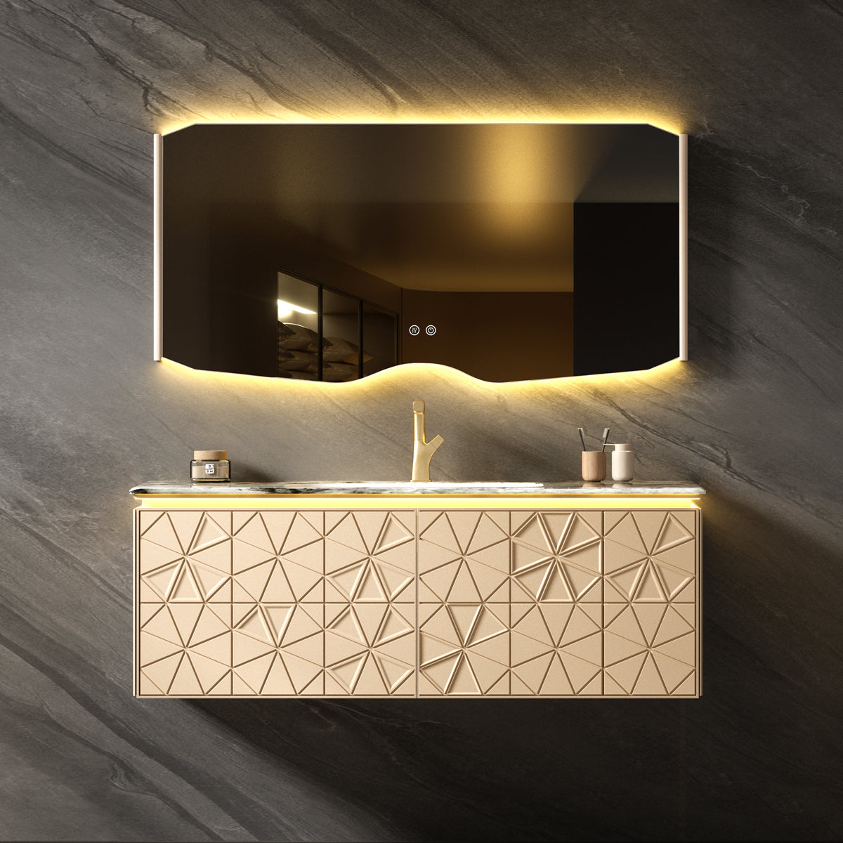 Aluminium Bathroom Cabinet - #109