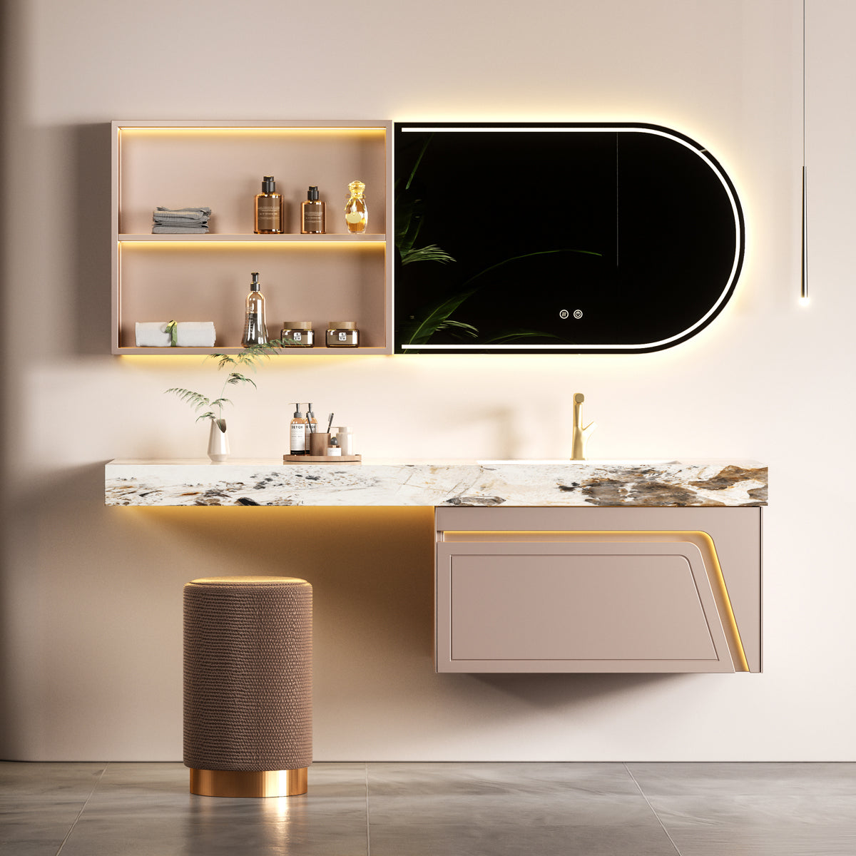Aluminium Bathroom Cabinet - #113