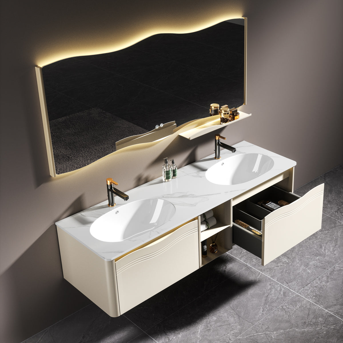 Aluminium Bathroom Cabinet - #118