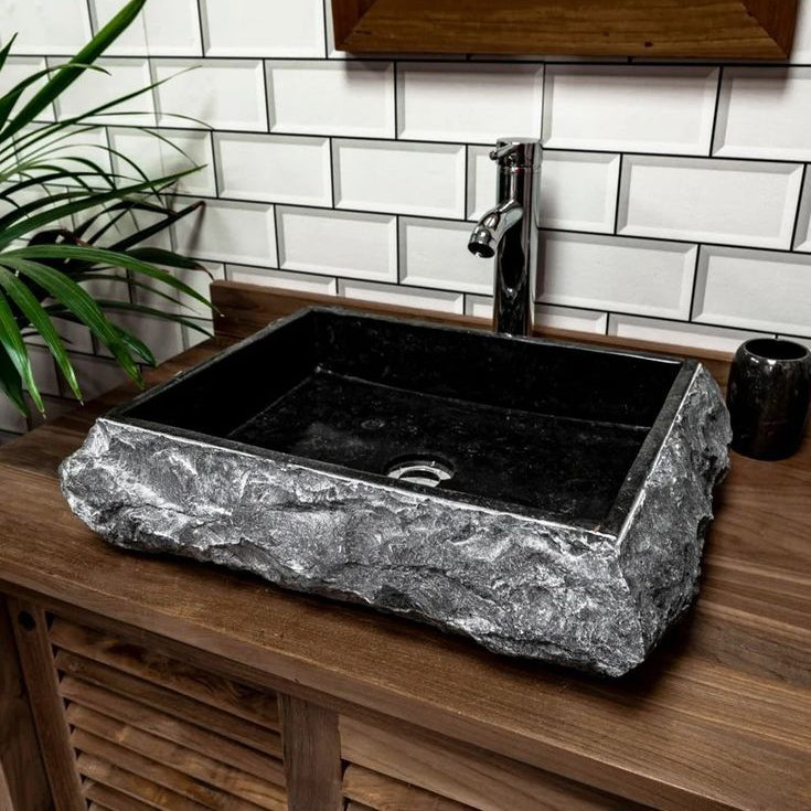 Stone Washbasin - Natural Marble - #BL-1001