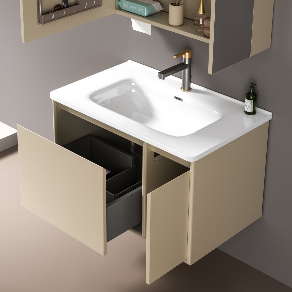 Aluminium Bathroom Cabinet - #605