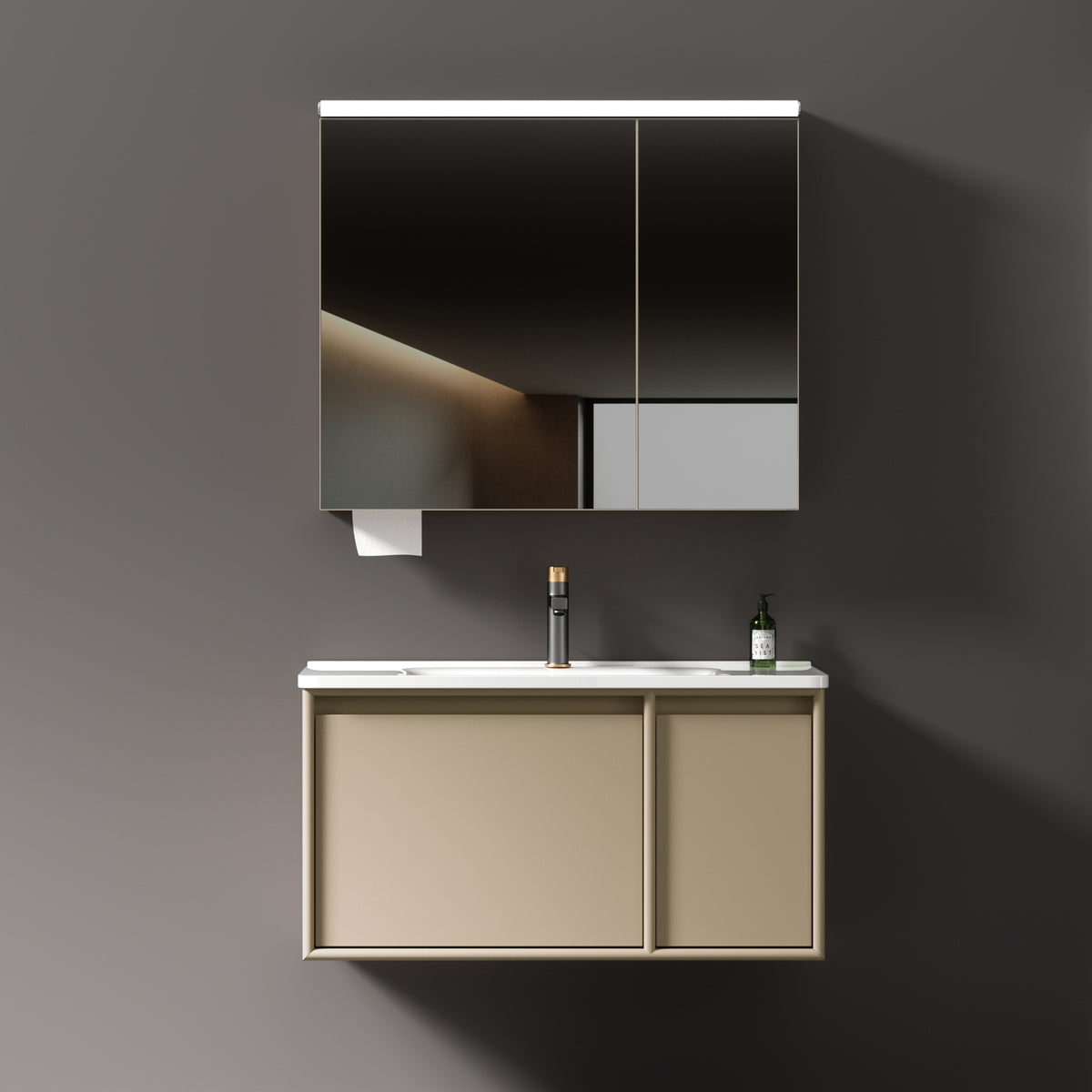 Aluminium Bathroom Cabinet - #605