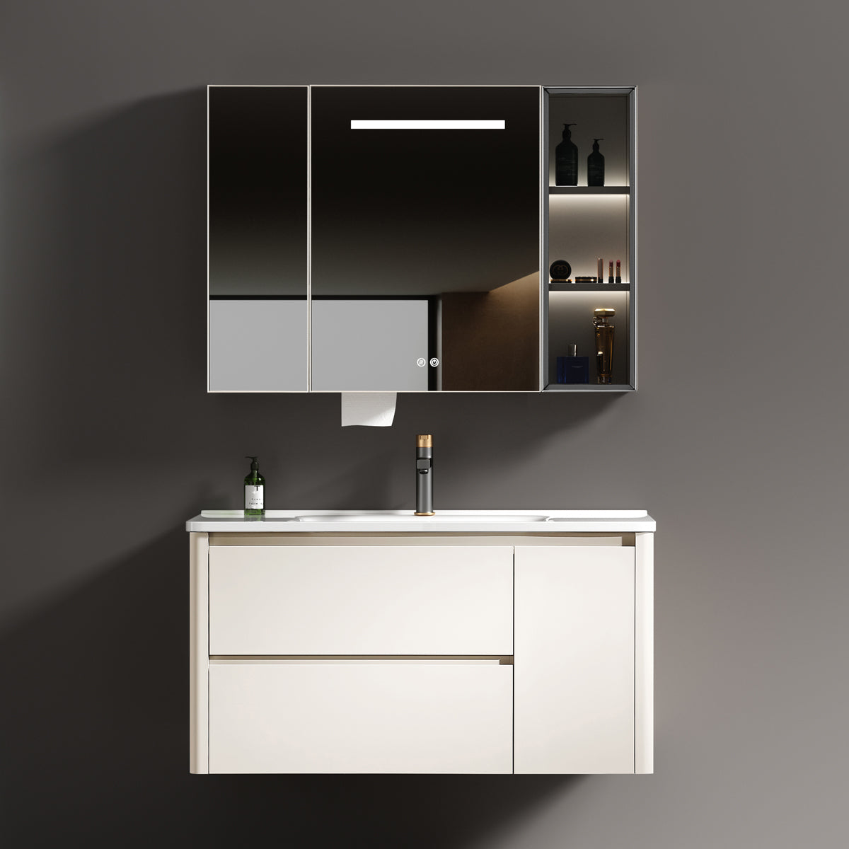 Aluminium Bathroom Cabinet - #607