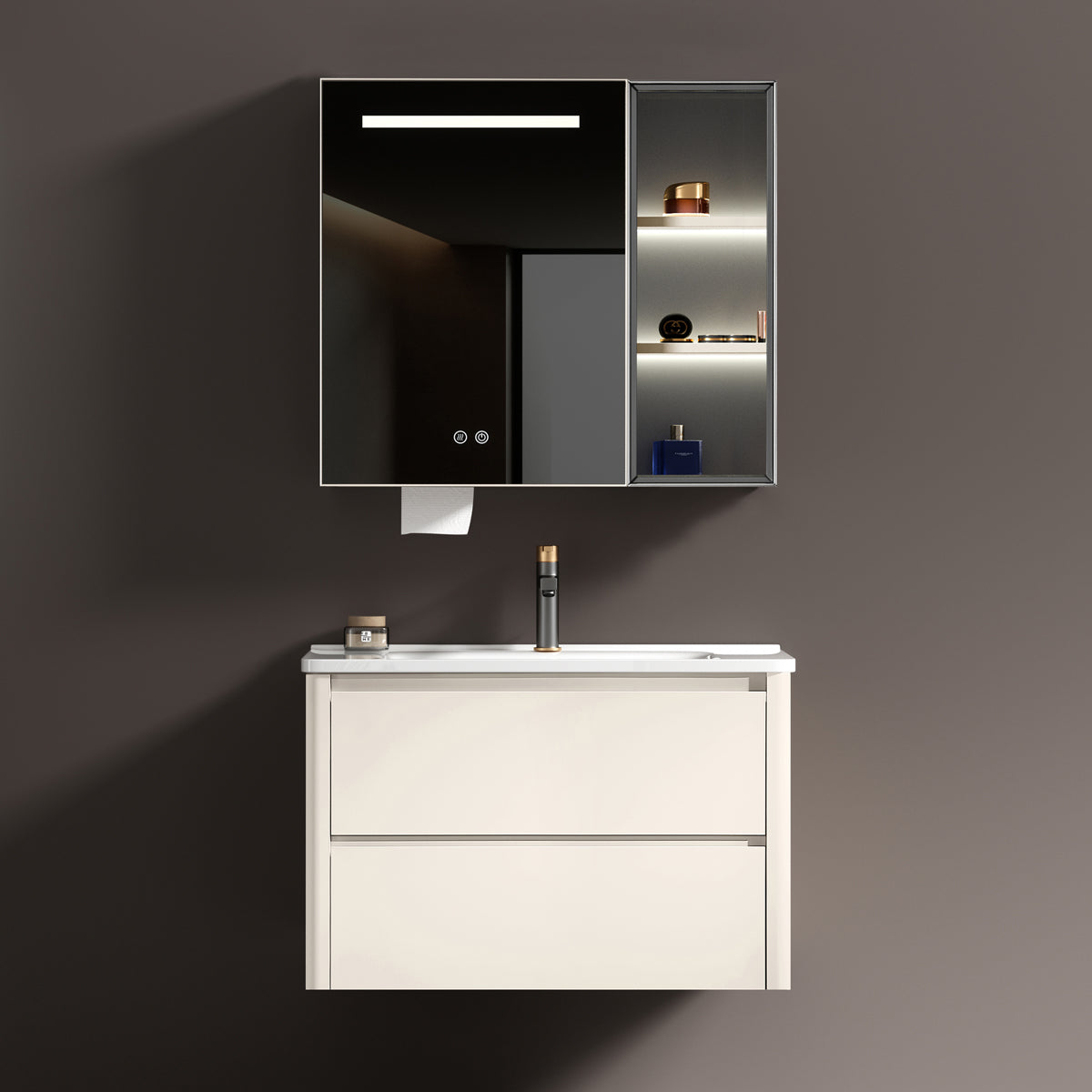 Aluminium Bathroom Cabinet - #607