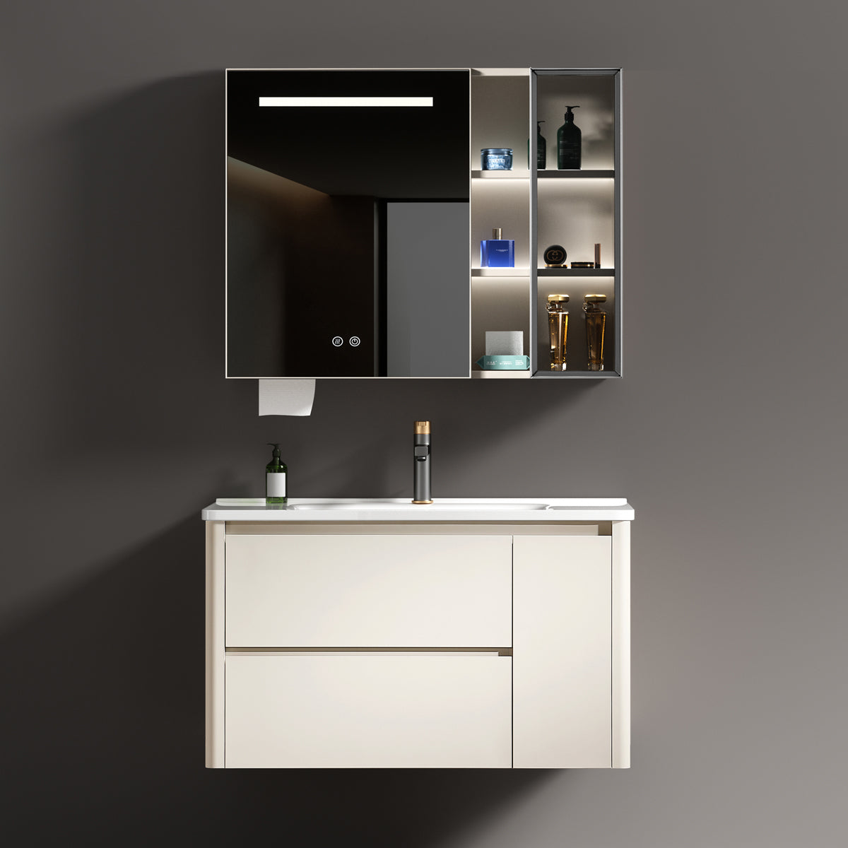 Aluminium Bathroom Cabinet - #607