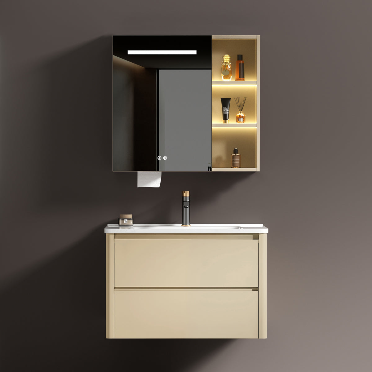 Aluminium Bathroom Cabinet - #608