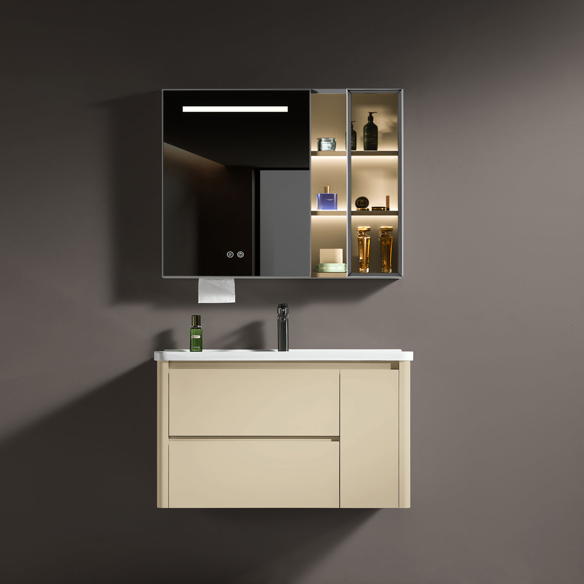 Aluminium Bathroom Cabinet - #608