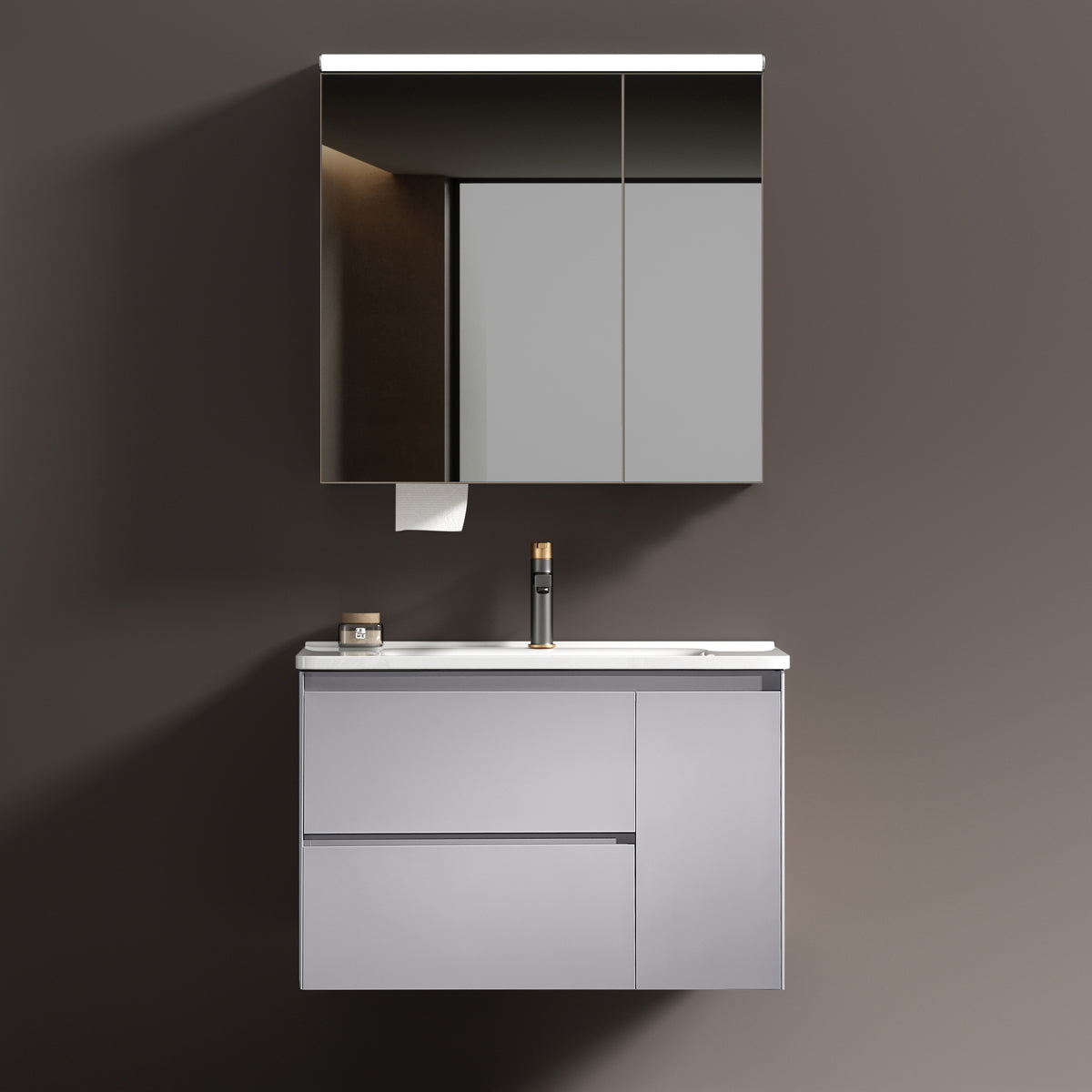 Aluminium Bathroom Cabinet - #609