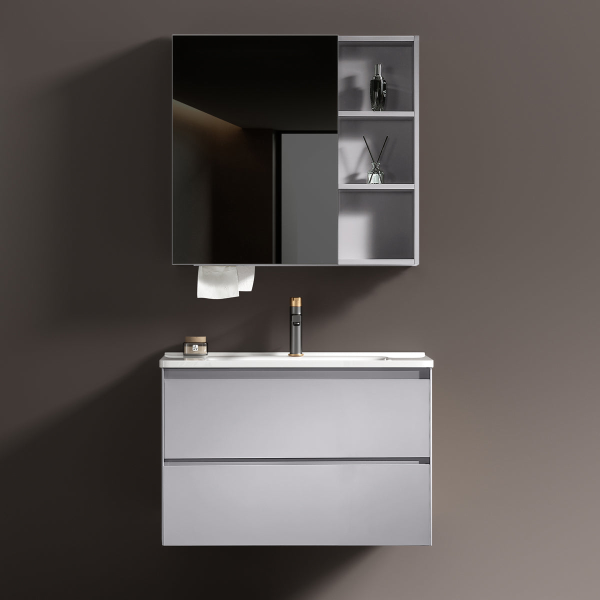 Aluminium Bathroom Cabinet - #609