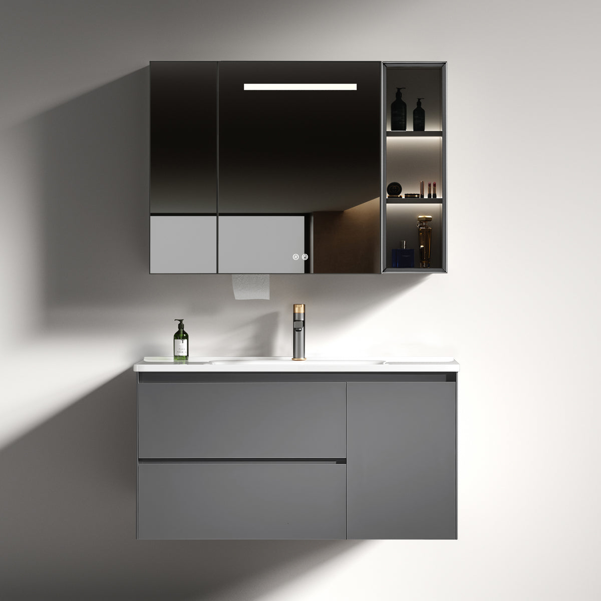 Aluminium Bathroom Cabinet - #610