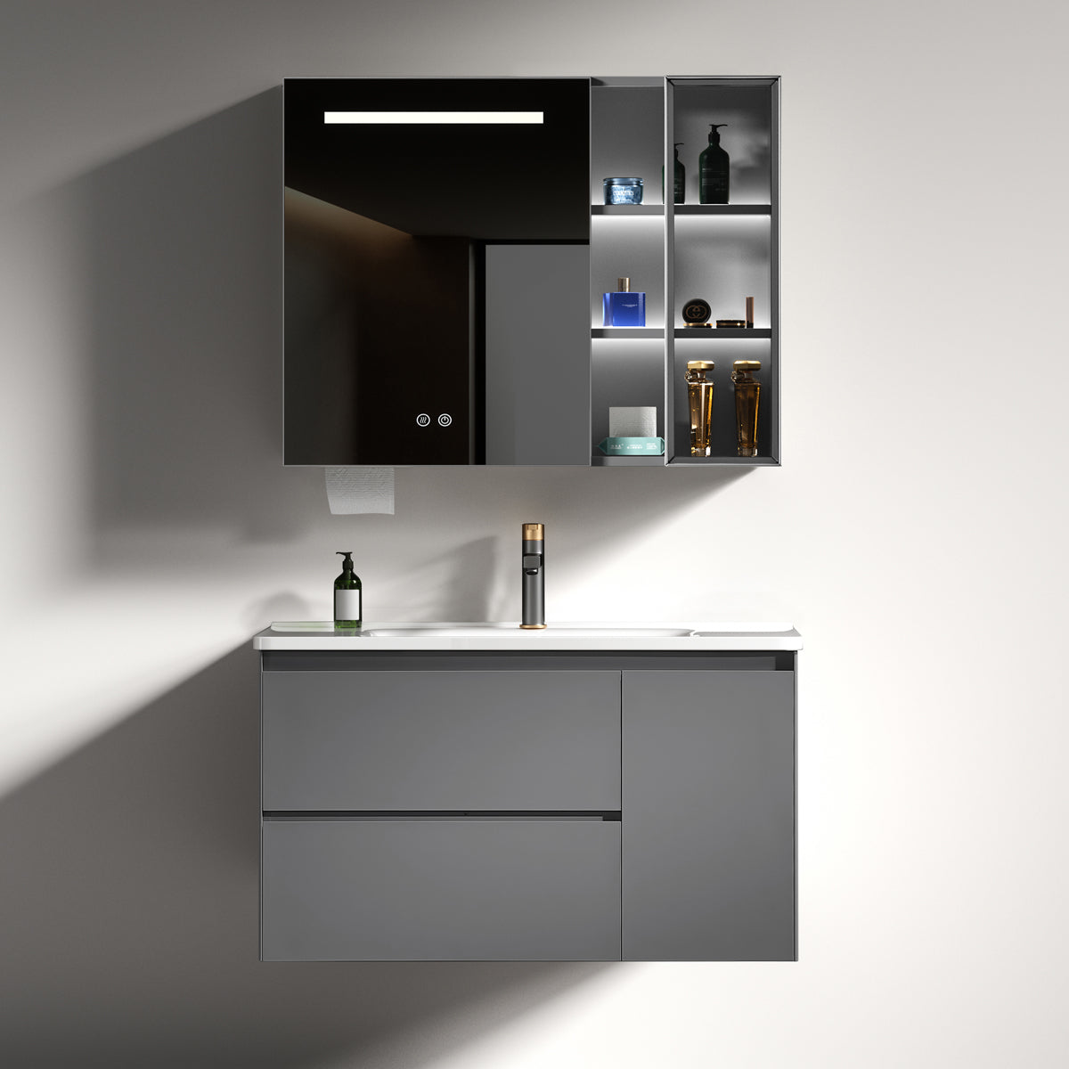 Aluminium Bathroom Cabinet - #610