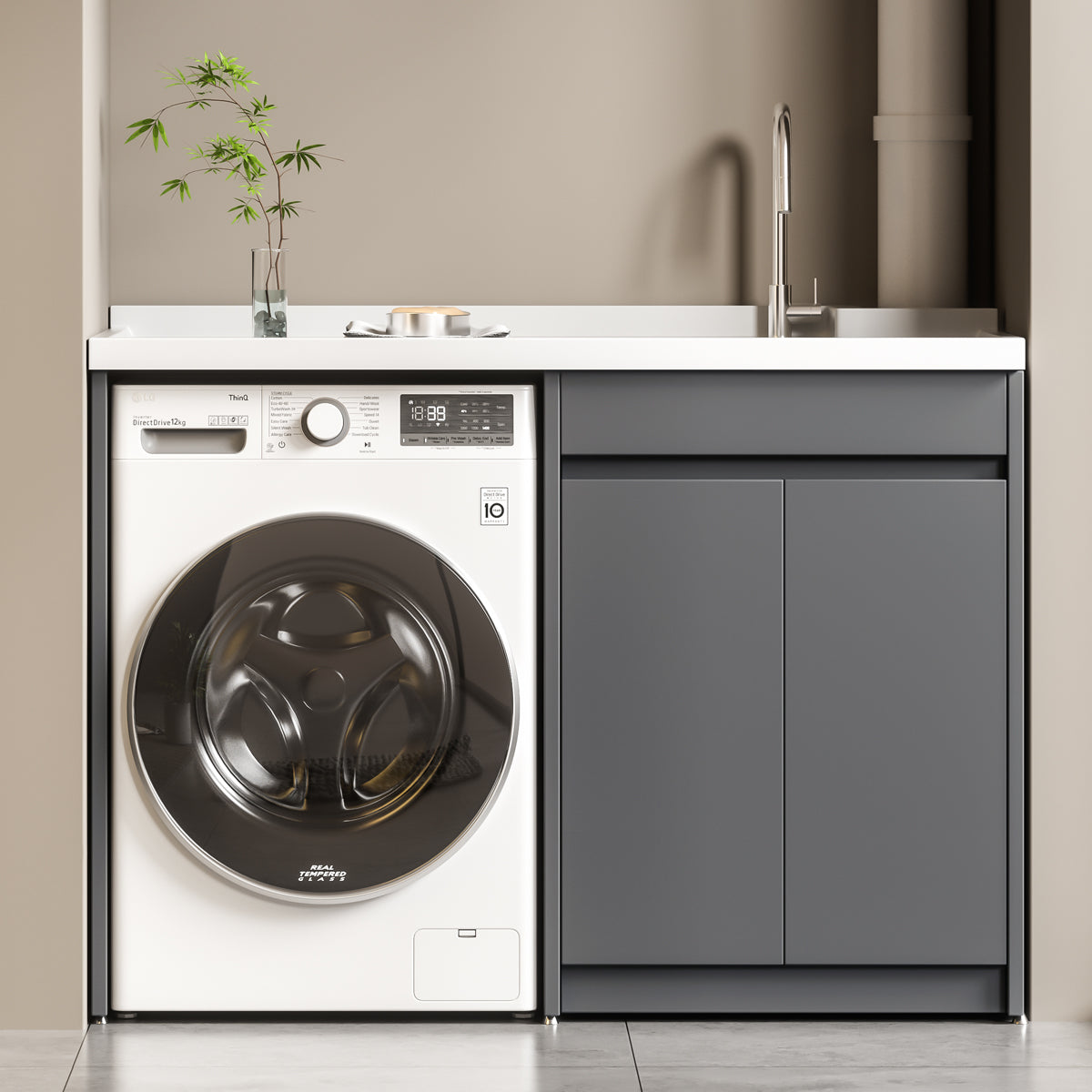Aluminium Laundry Cabinet - #633/635