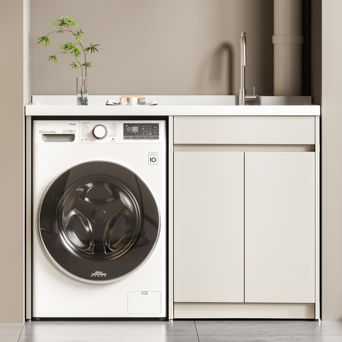 Aluminium Laundry Cabinet - #633/635