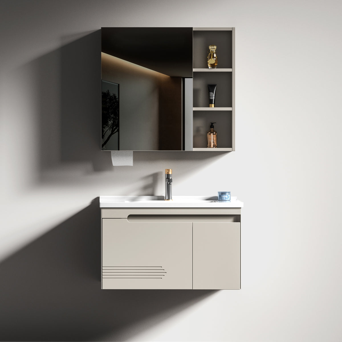 Aluminium Bathroom Cabinet - #801
