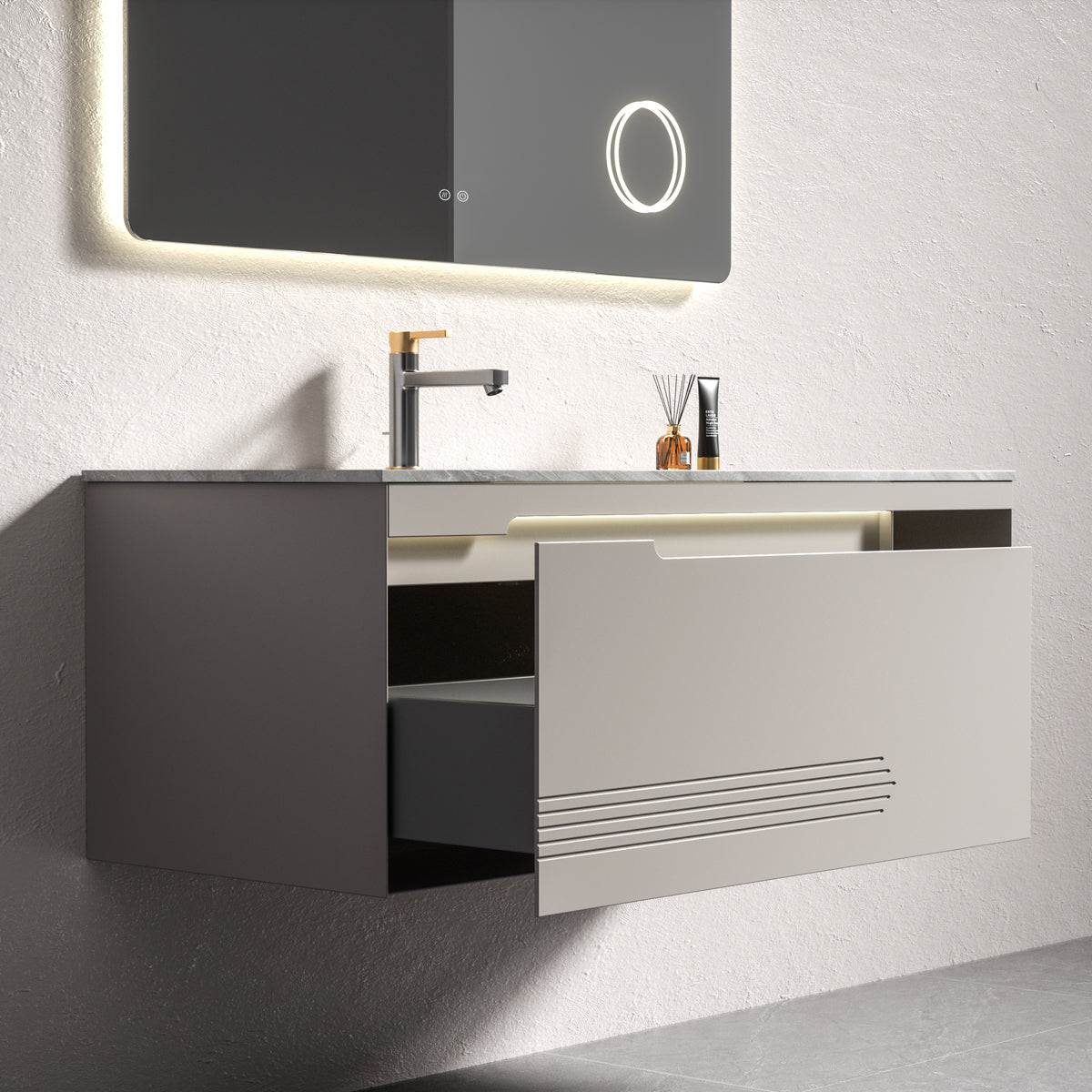 Aluminium Bathroom Cabinet - #801