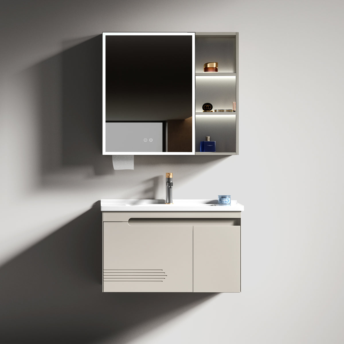 Aluminium Bathroom Cabinet - #801