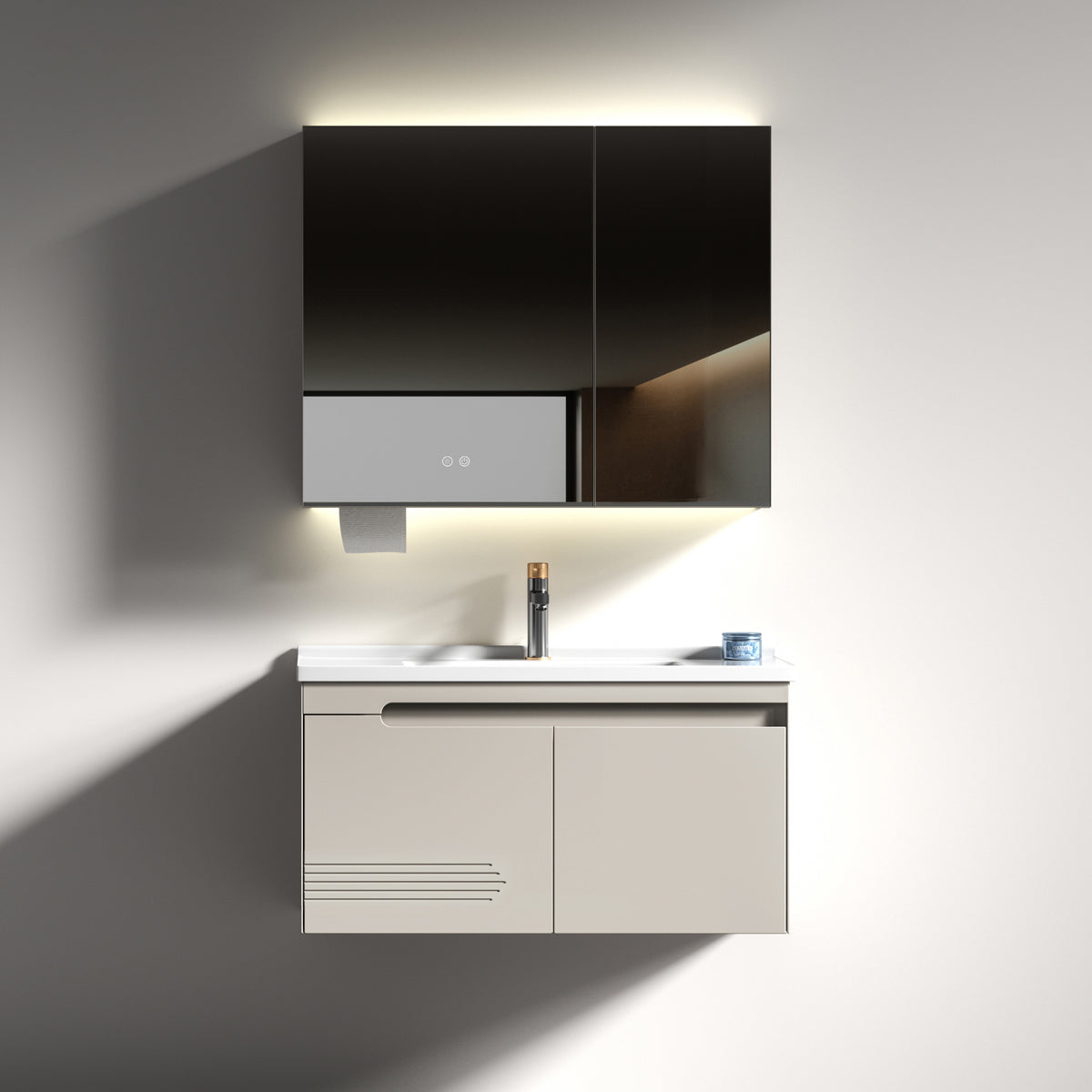 Aluminium Bathroom Cabinet - #801