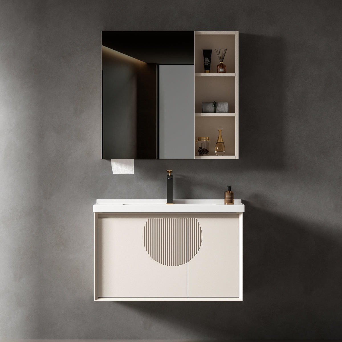 Aluminium Bathroom Cabinet - #802