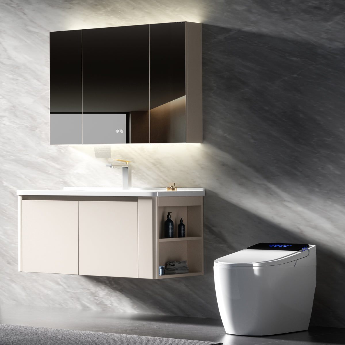 Aluminium Bathroom Cabinet - #803