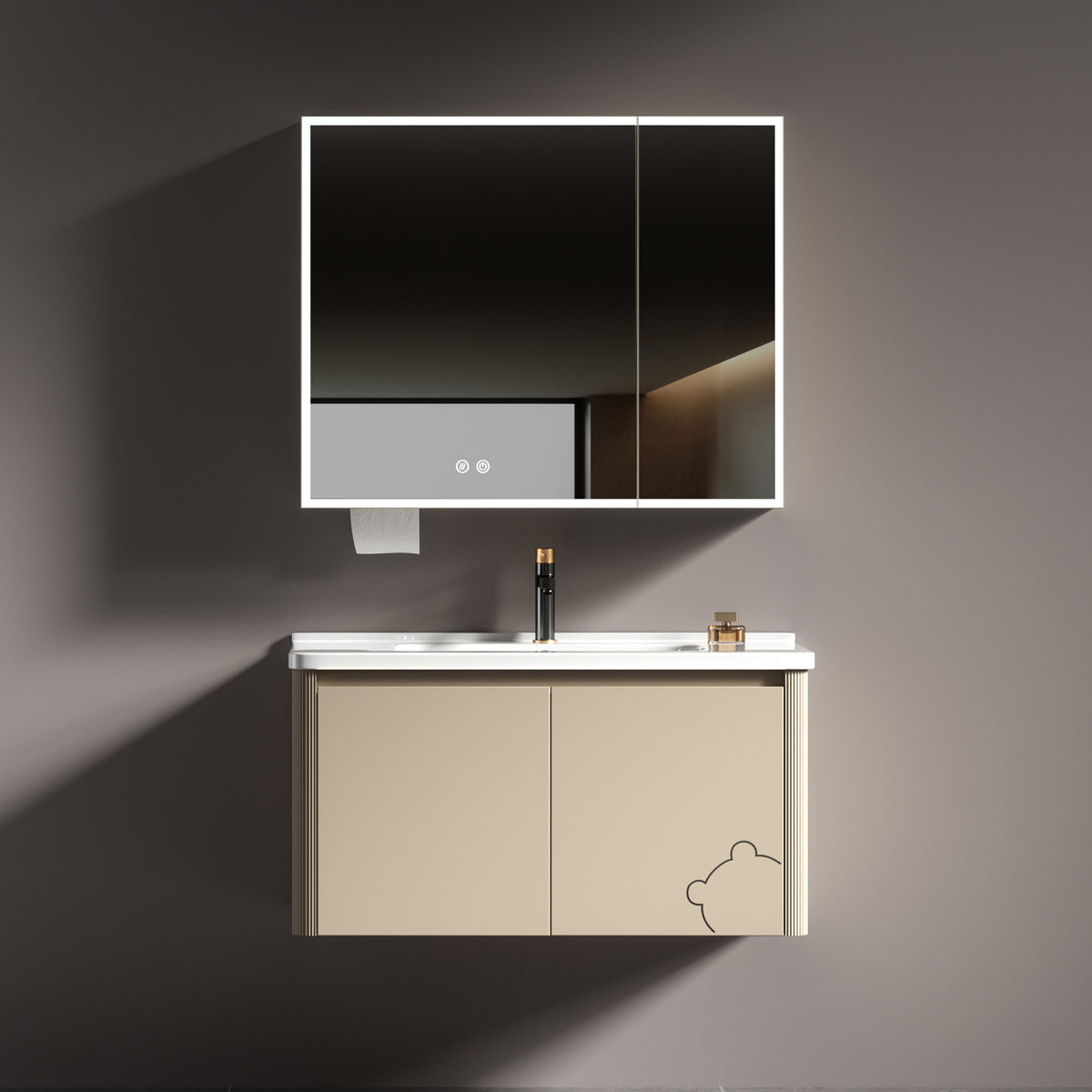 Aluminium Bathroom Cabinet - #807