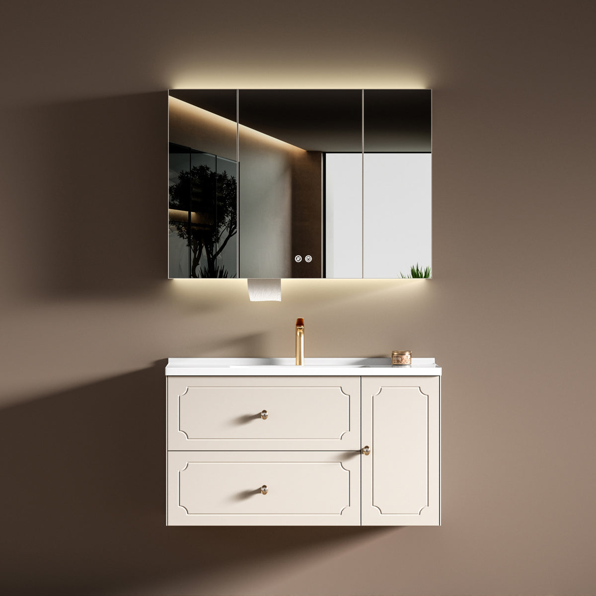 Aluminium Bathroom Cabinet - #808