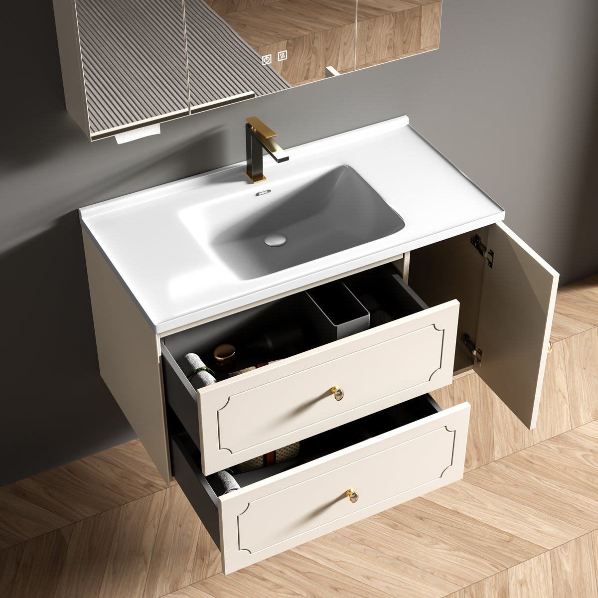 Aluminium Bathroom Cabinet - #808