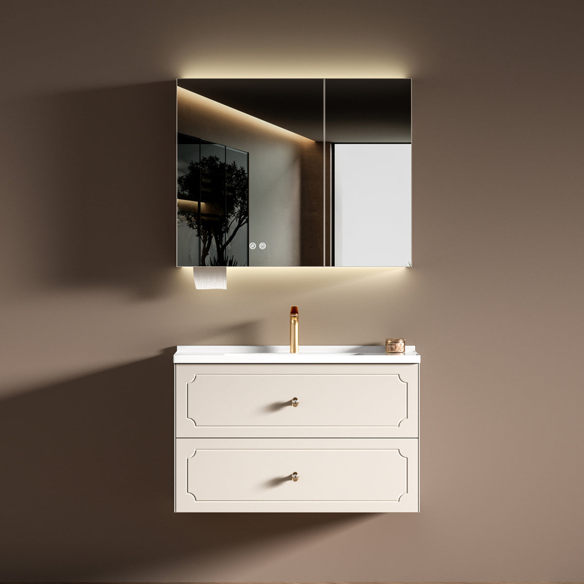 Aluminium Bathroom Cabinet - #808