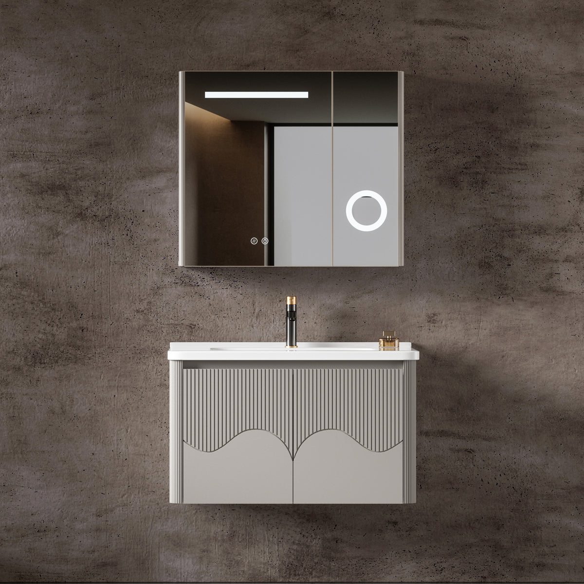 Aluminium Bathroom Cabinet - #810
