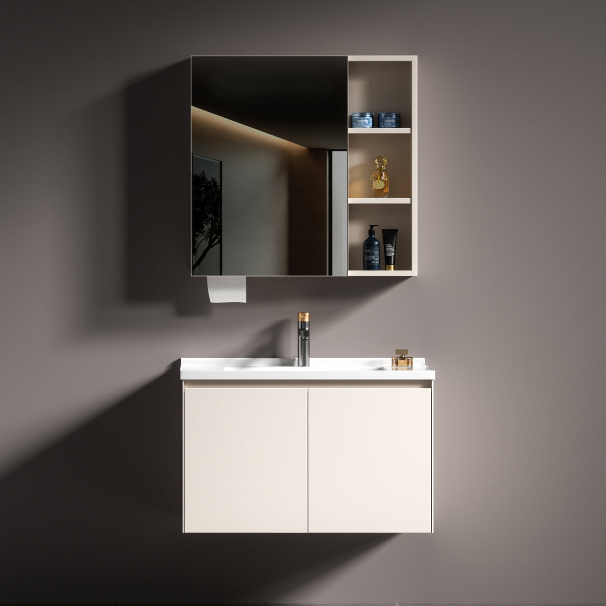 Aluminium Bathroom Cabinet - #815