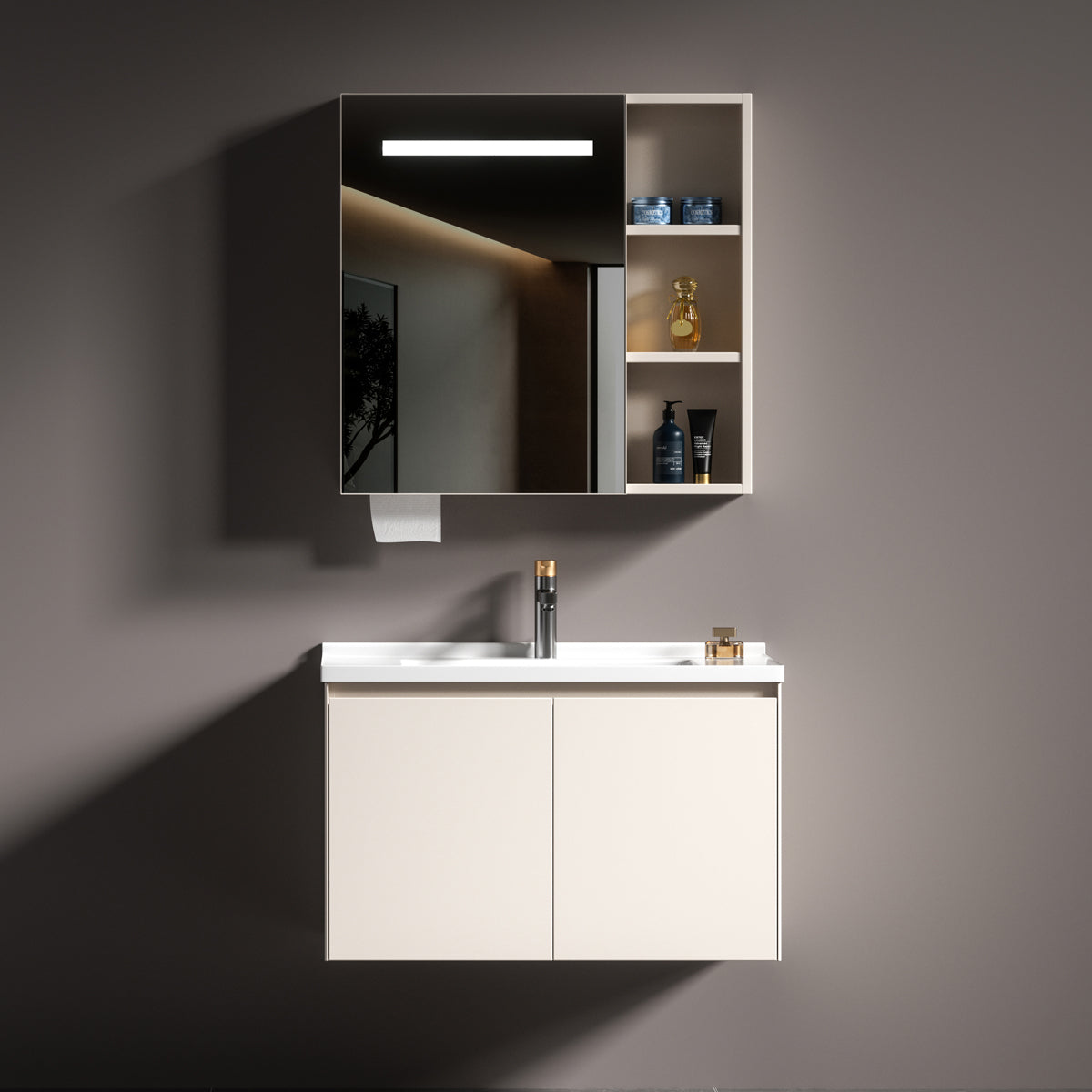 Aluminium Bathroom Cabinet - #815