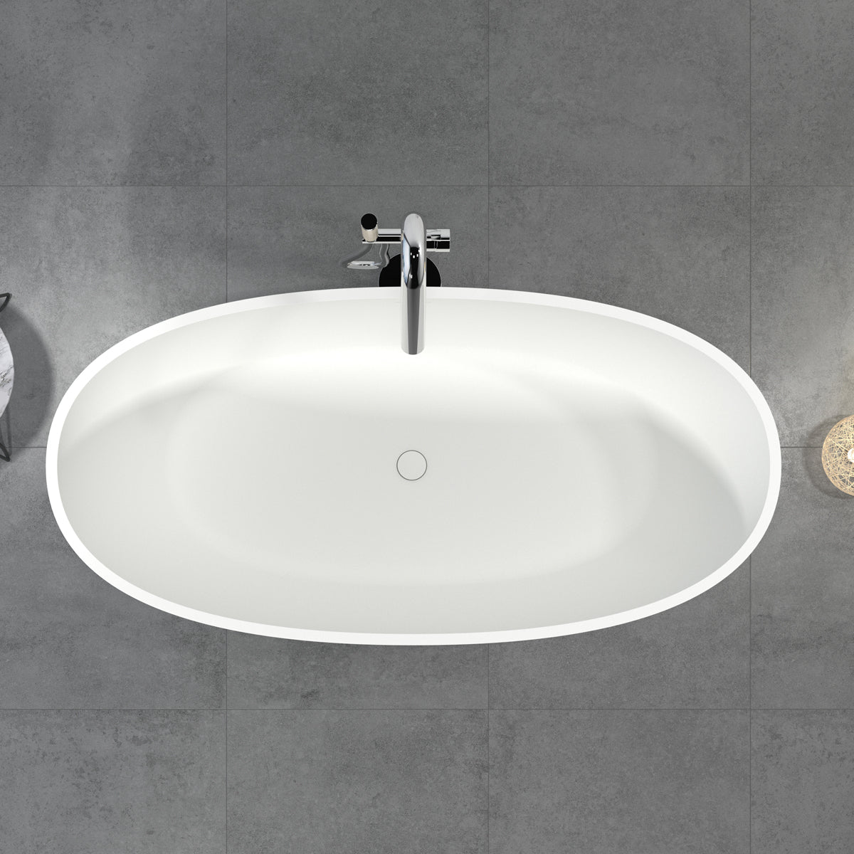 Artificial Stone Bathtub - Freestanding - #PS-8801