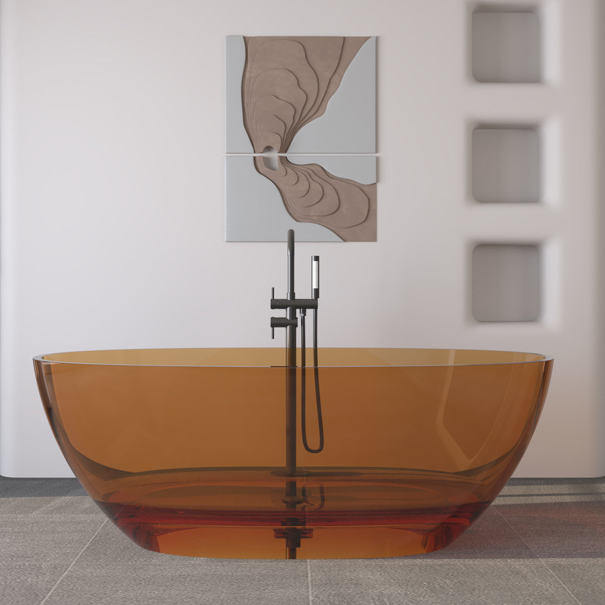 Artificial Stone Bathtub - Freestanding - #PS-8801