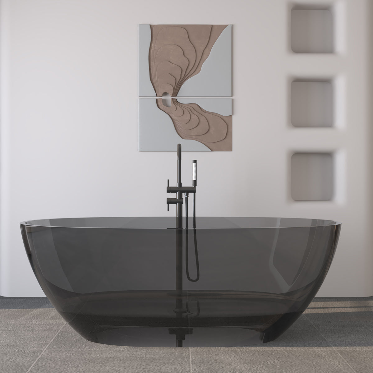Artificial Stone Bathtub - Freestanding - #PS-8801