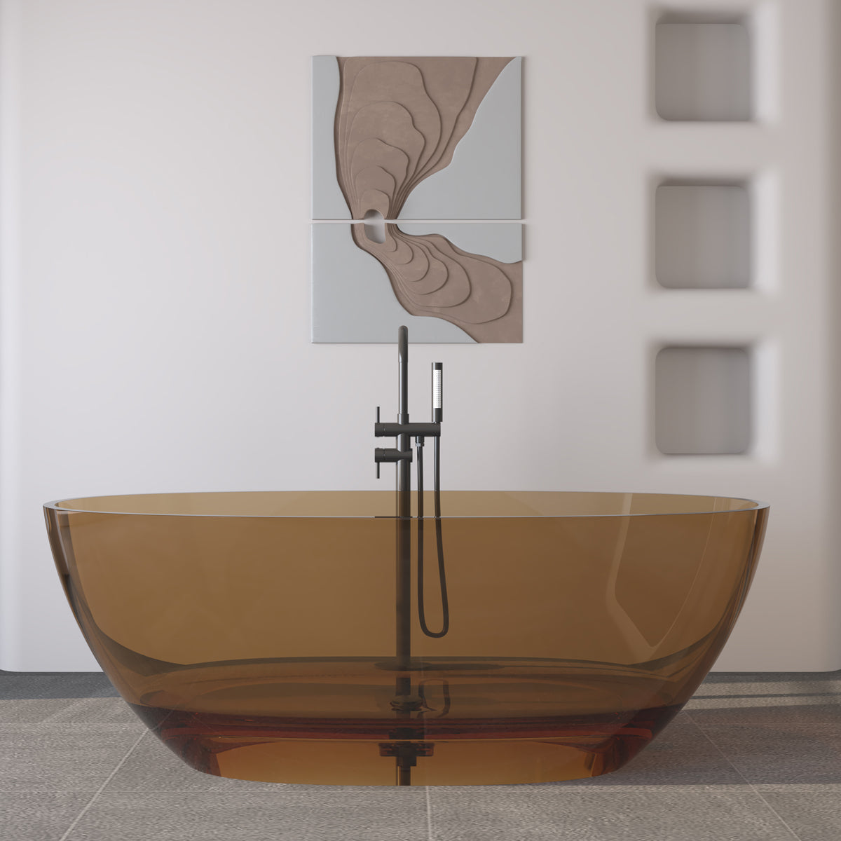 Artificial Stone Bathtub - Freestanding - #PS-8801