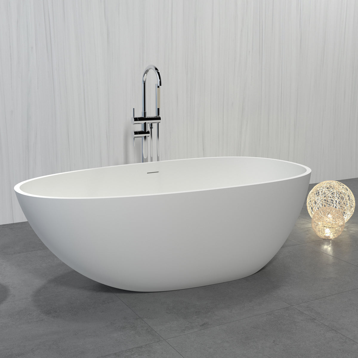 Artificial Stone Bathtub - Freestanding - #PS-8802A