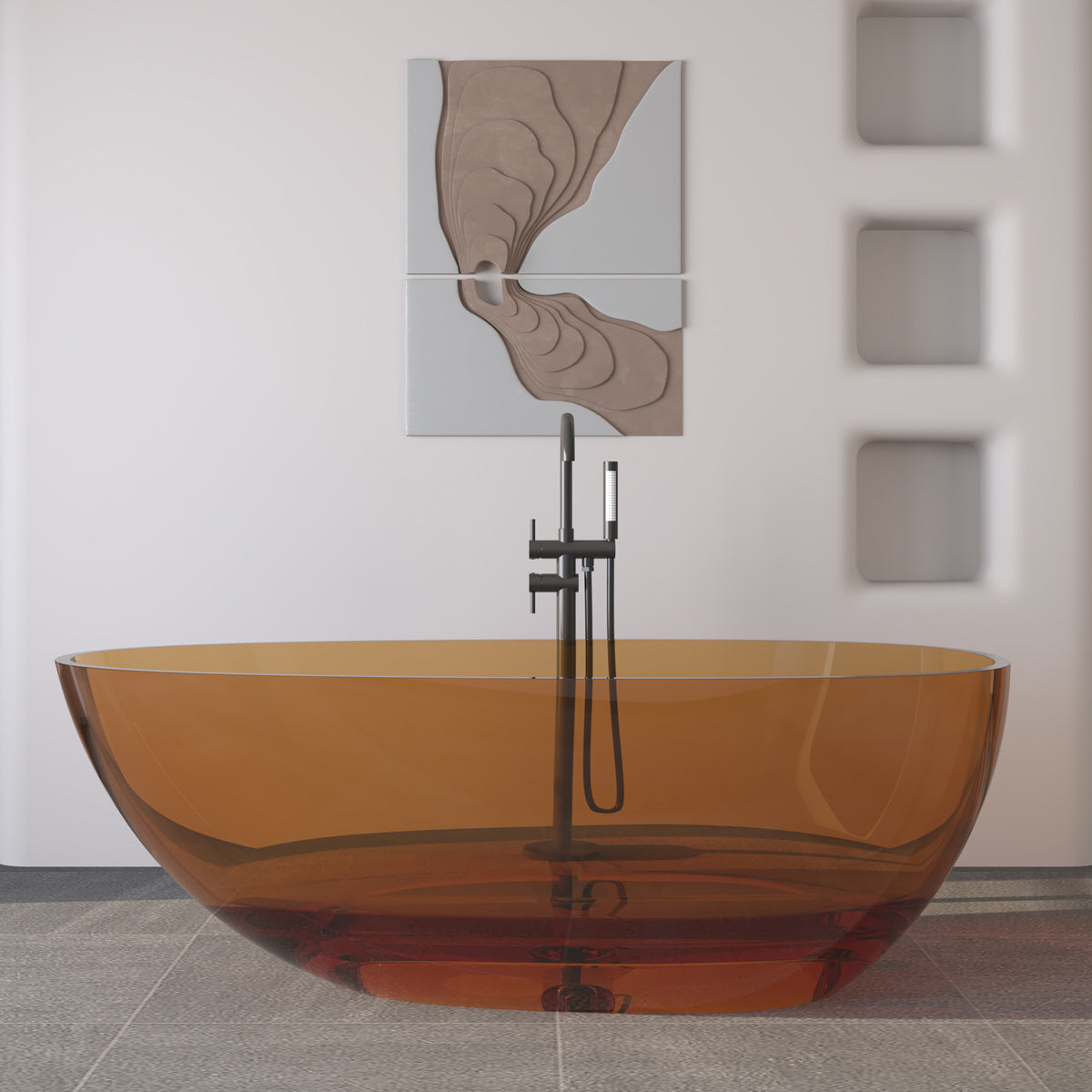 Artificial Stone Bathtub - Freestanding - #PS-8802