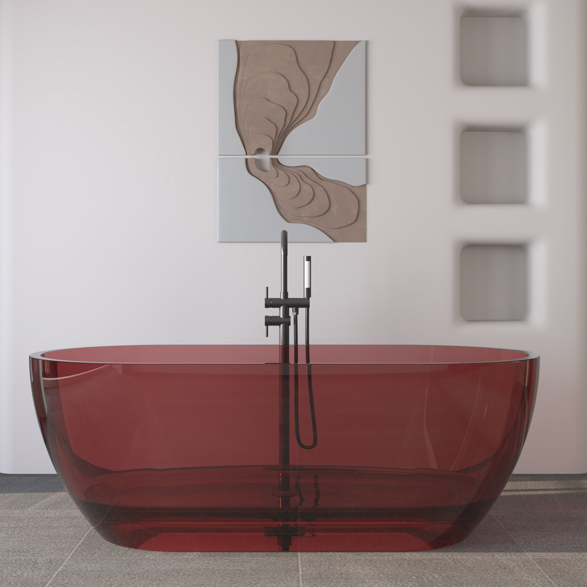 Artificial Stone Bathtub - Freestanding - #PS-8810