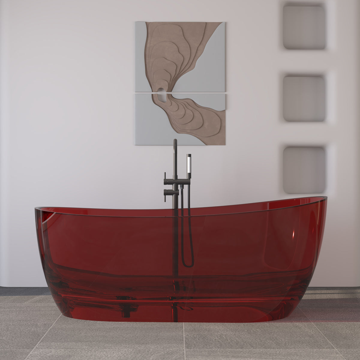 Artificial Stone Bathtub - Freestanding - #PS-8828