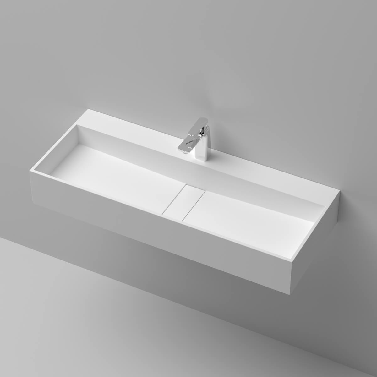 Luxury artificial stone bathroom sink with exquisite texture